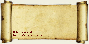 Danica Jačovac vizit kartica